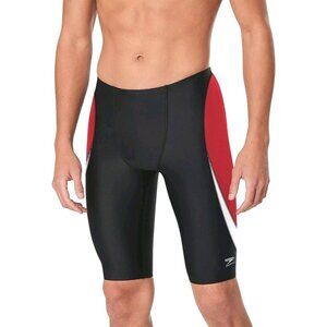 Speedo Standard Swimsuit Jammer Endurance+ Splice Colors Men's M36 (READ MEASURE